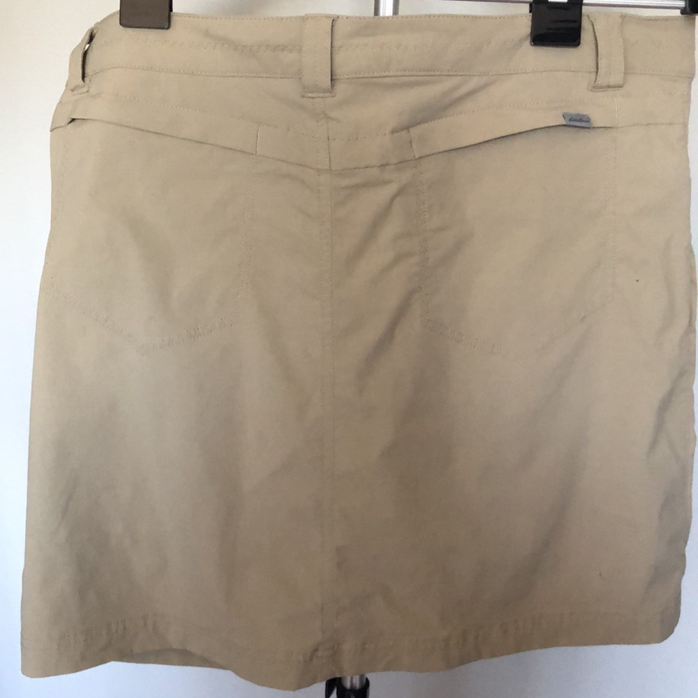 Eddie Bauer Travex Skirt Skort Khaki Sz 14 - Picture 5 of 10